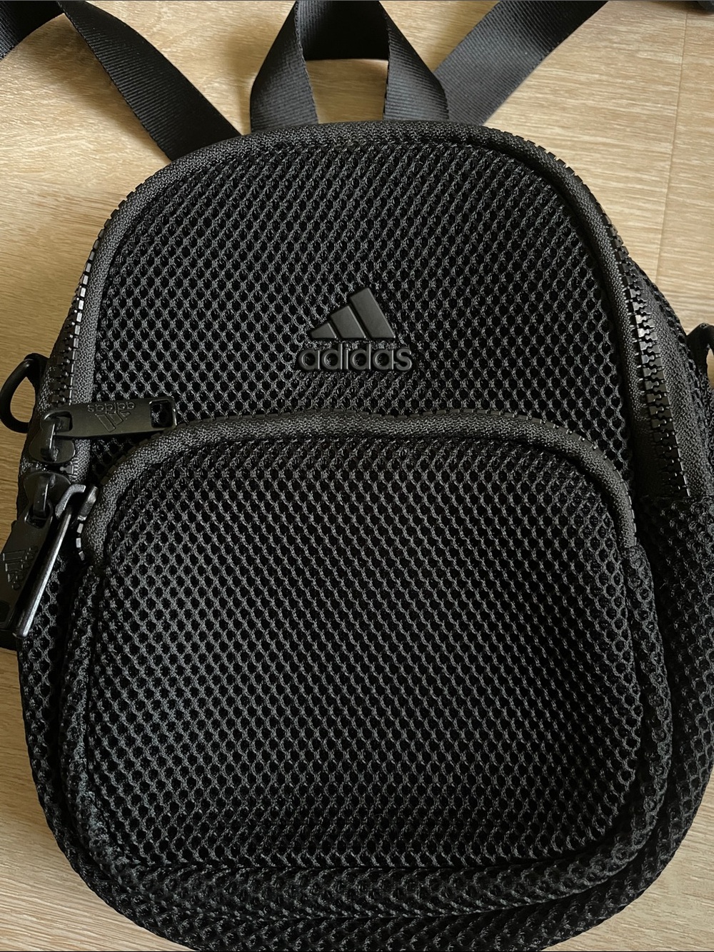 Adidas black mini backpack purse - Picture 2 of 5